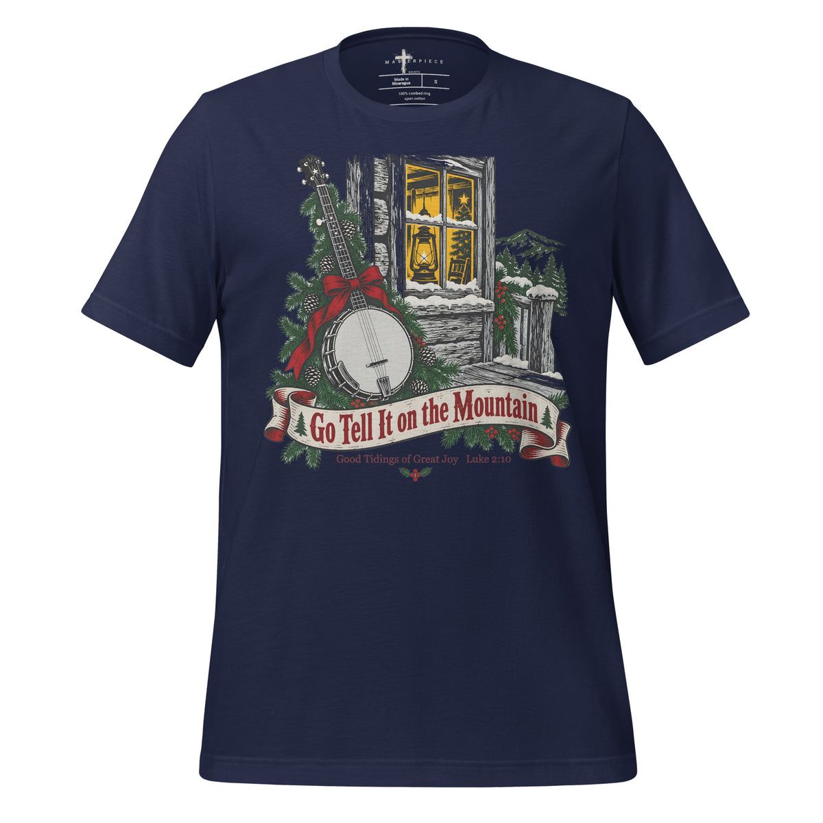 Go Tell it on the Mountain - Navy - MasterPiece Shirts