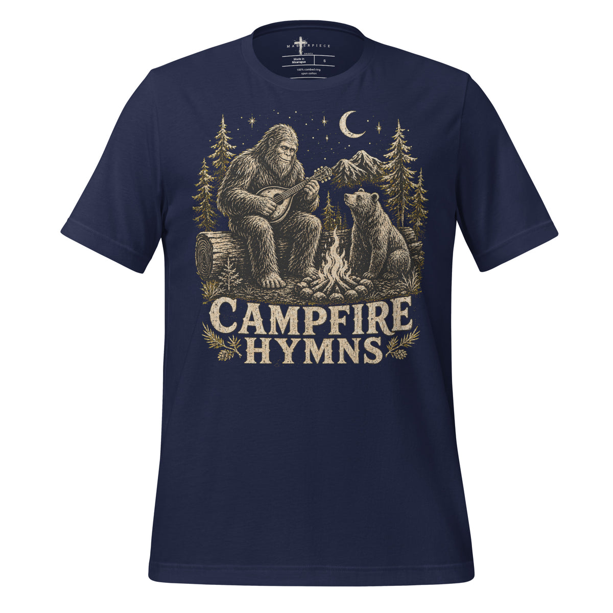 Campfire Hymns - Navy - MasterPiece Shirts