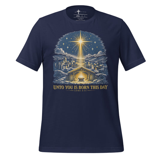 Unto to You Born - Navy - MasterPiece Shirts