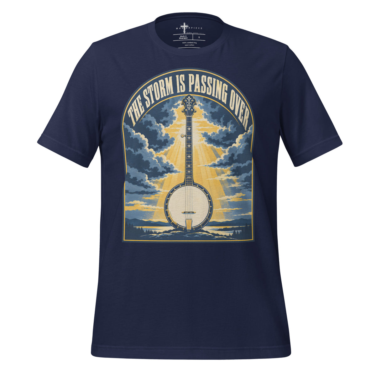 Storm Passing by Banjo - Navy - MasterPiece Shirts