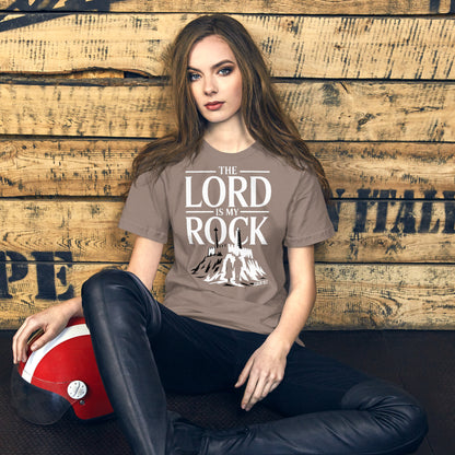 The Lord is My Rock  Christian Bible Verse T-Shirt