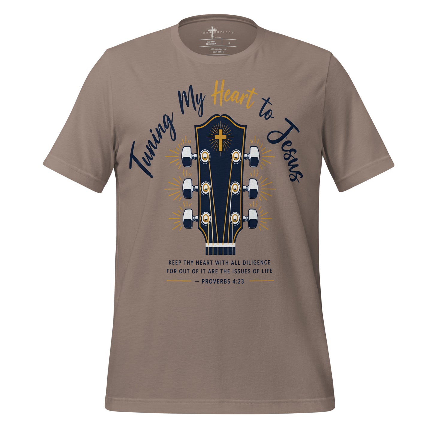 Tune my Heart Guitar Headstock - MasterPiece Shirts