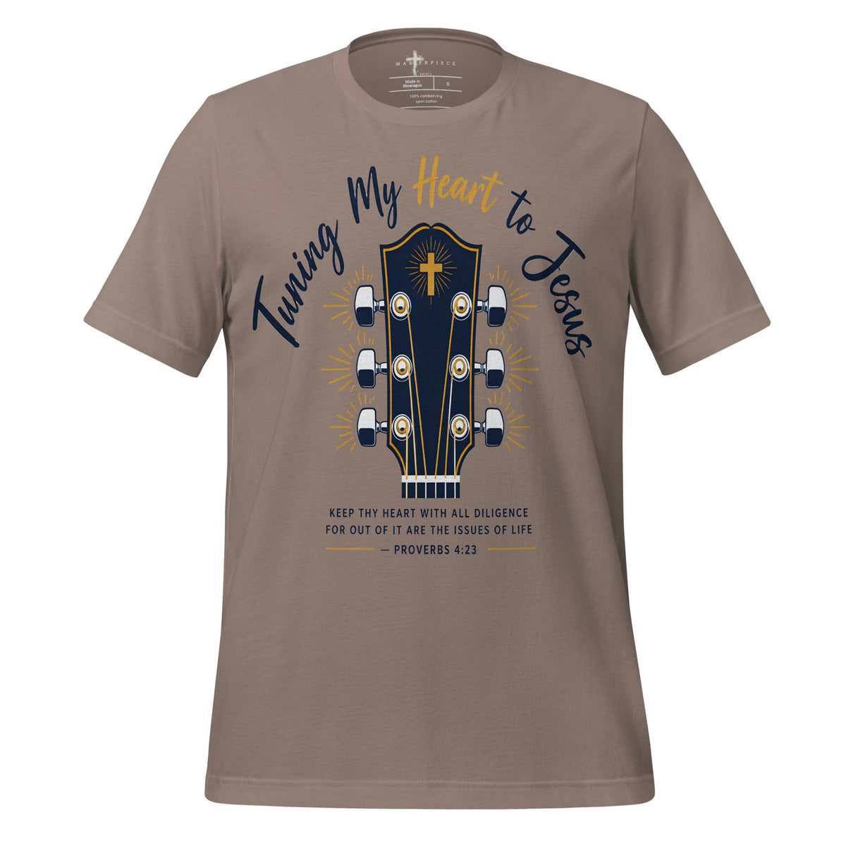Tune my Heart Guitar Headstock - MasterPiece Shirts