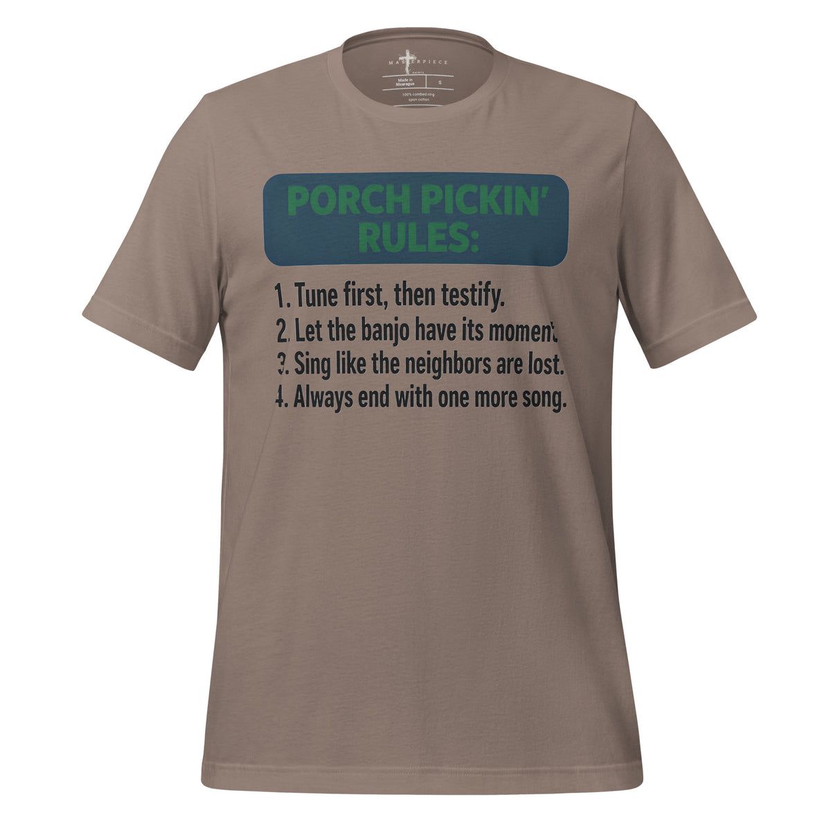 Porch Pickin Rules - MasterPiece Shirts