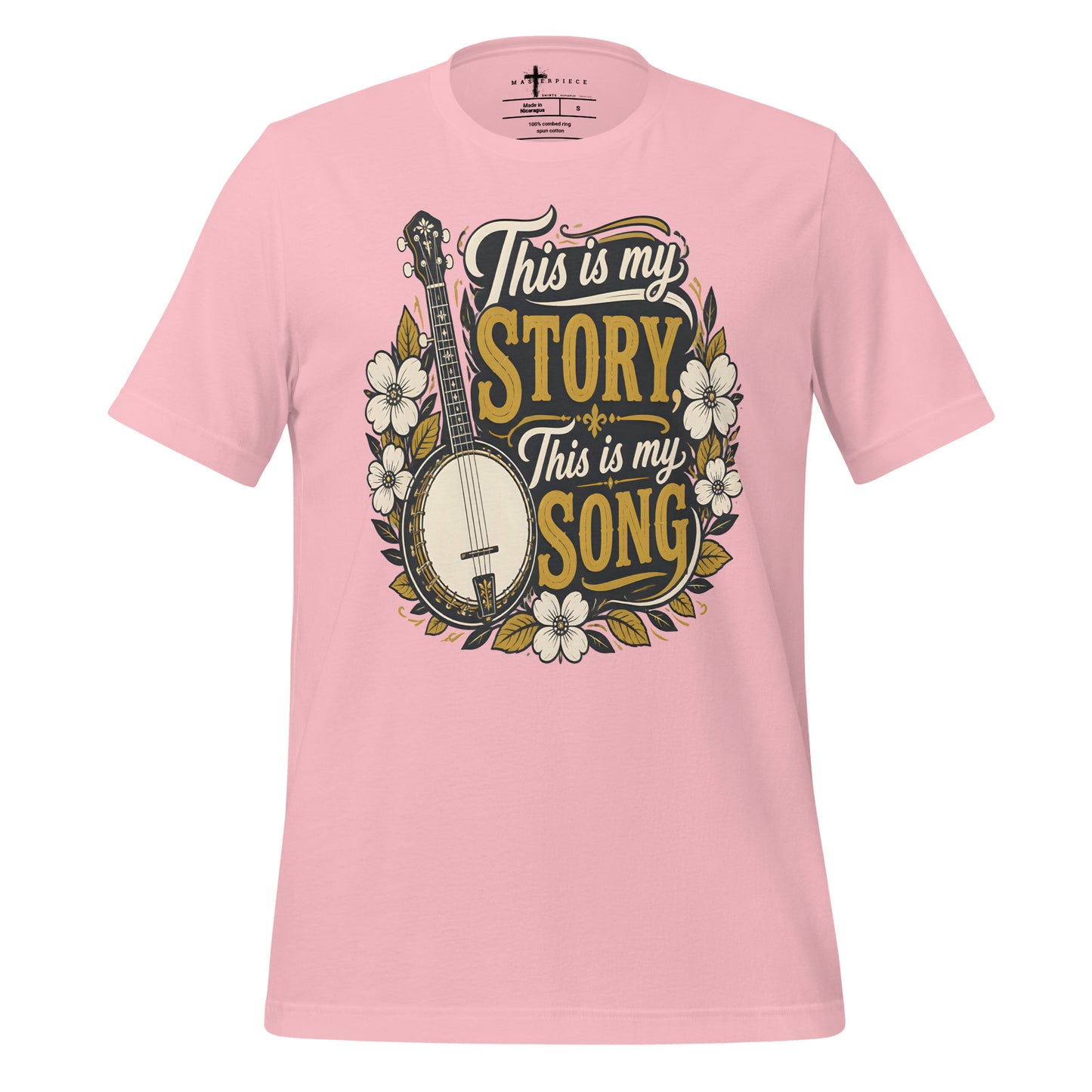 This is My Story This is My Song Banjo - Pink - MasterPiece Shirts
