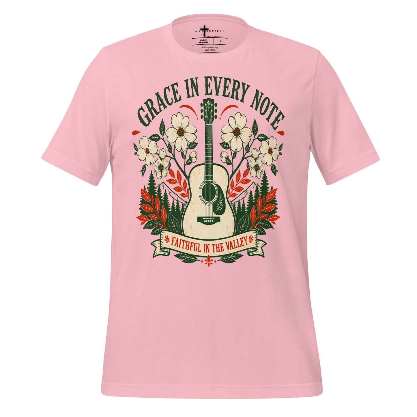 Grace in Every Note Guitar - Pink - MasterPiece Shirts