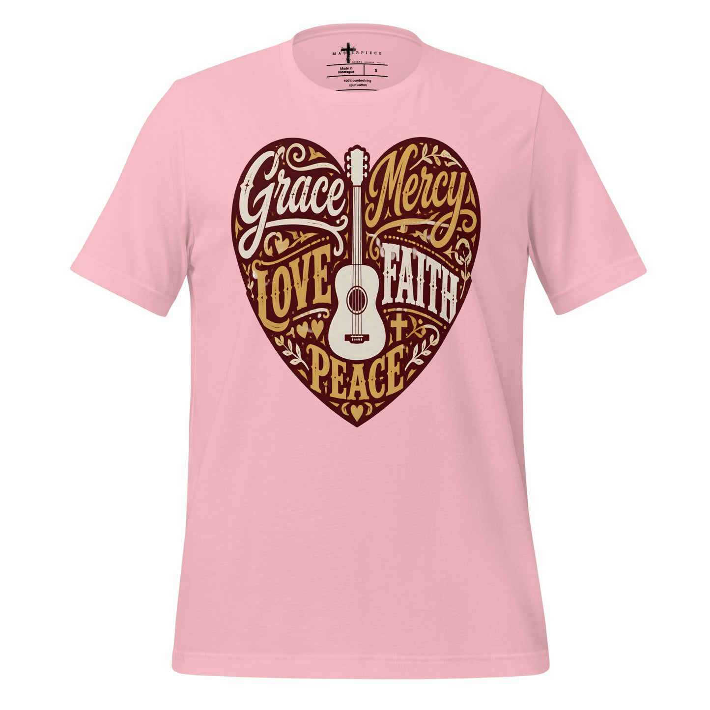 Grace Mercy Love Faith Peace - Pink - MasterPiece Shirts