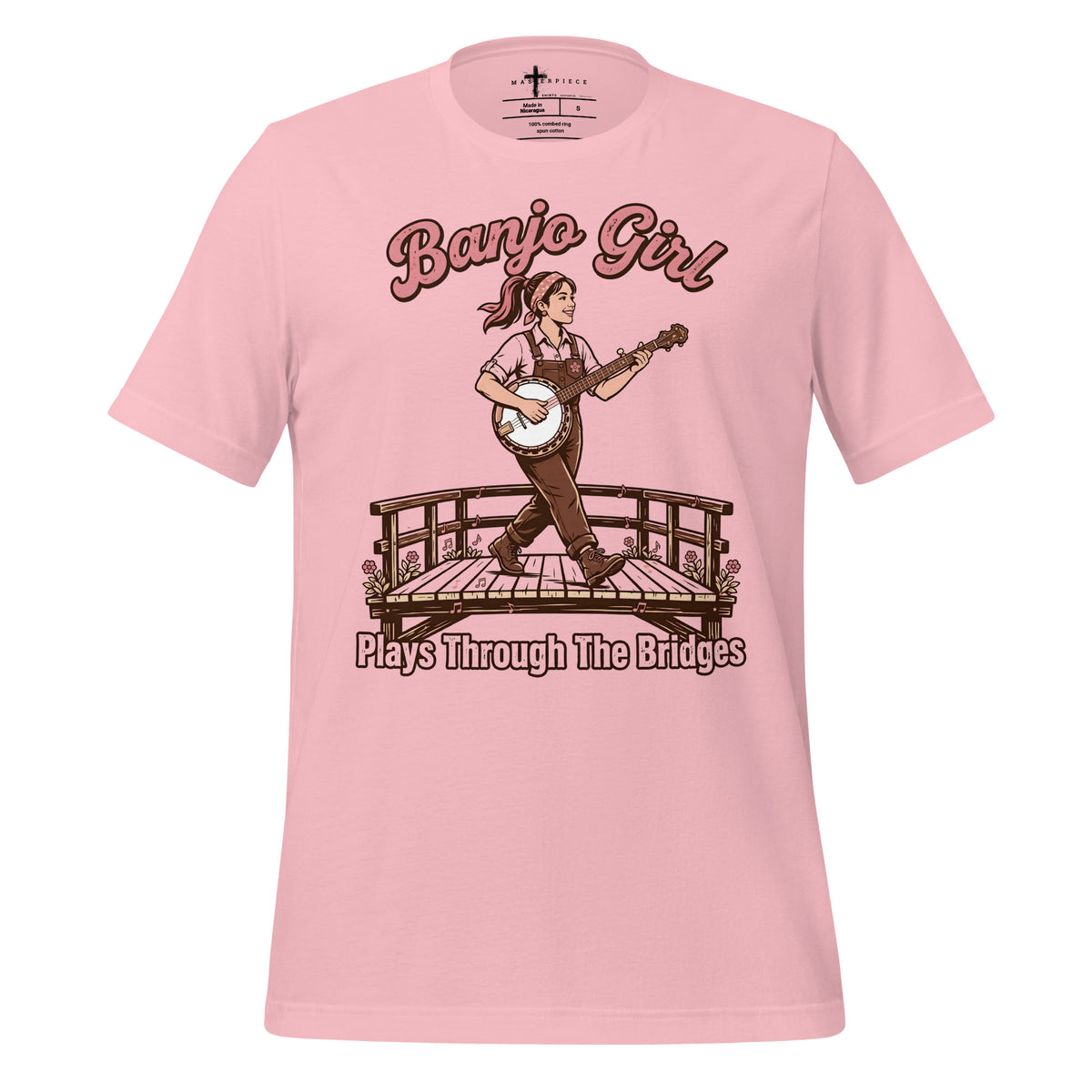 Banjo Girl - Pink - MasterPiece Shirts