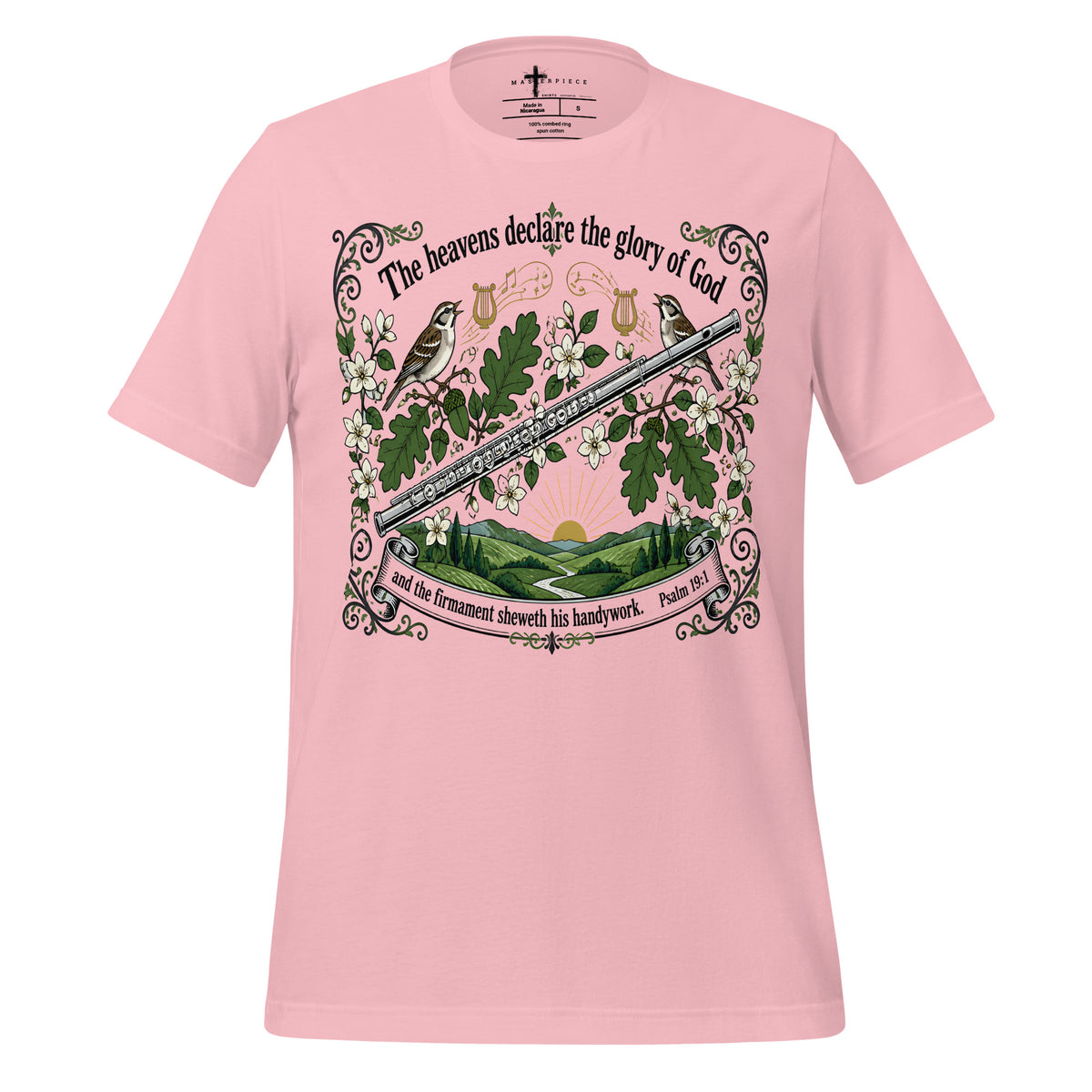 Heavens Declare Flute Harp - Pink - MasterPiece Shirts
