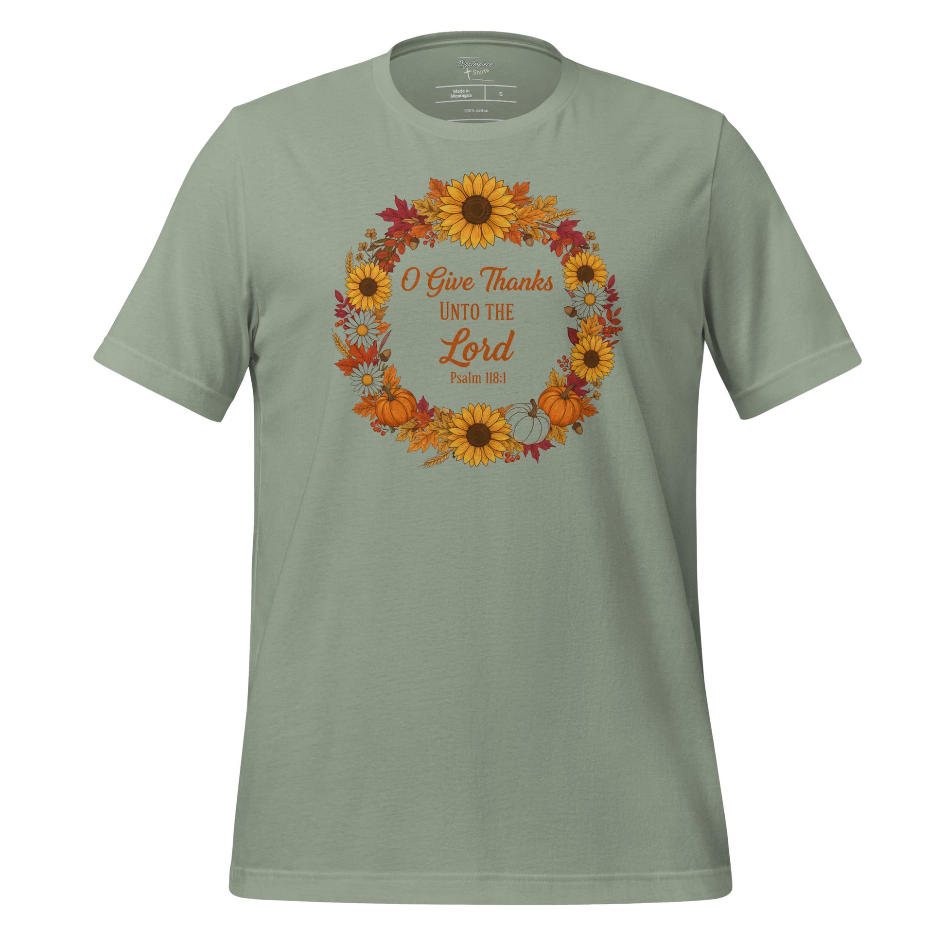  Oh Give thanks unto the Lord Christian T-shirt 