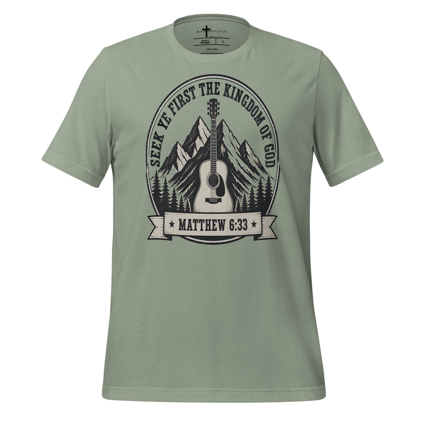 Seek Ye First Guitar - MasterPiece Shirts