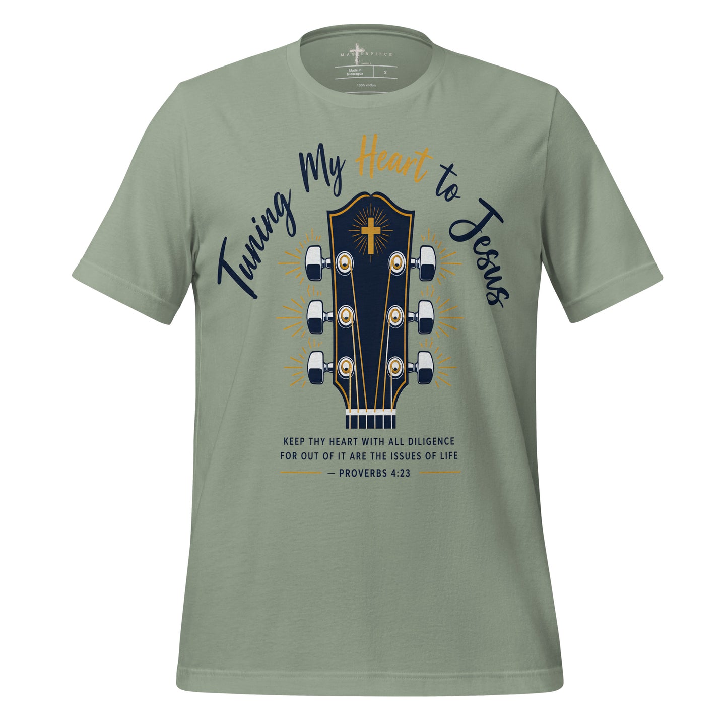 Tune my Heart Guitar Headstock - MasterPiece Shirts