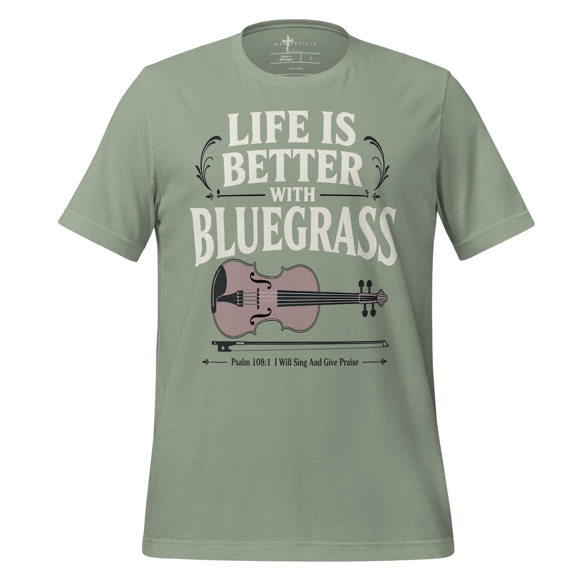 Life is Better Bluegrass Fiddle Violin - MasterPiece Shirts