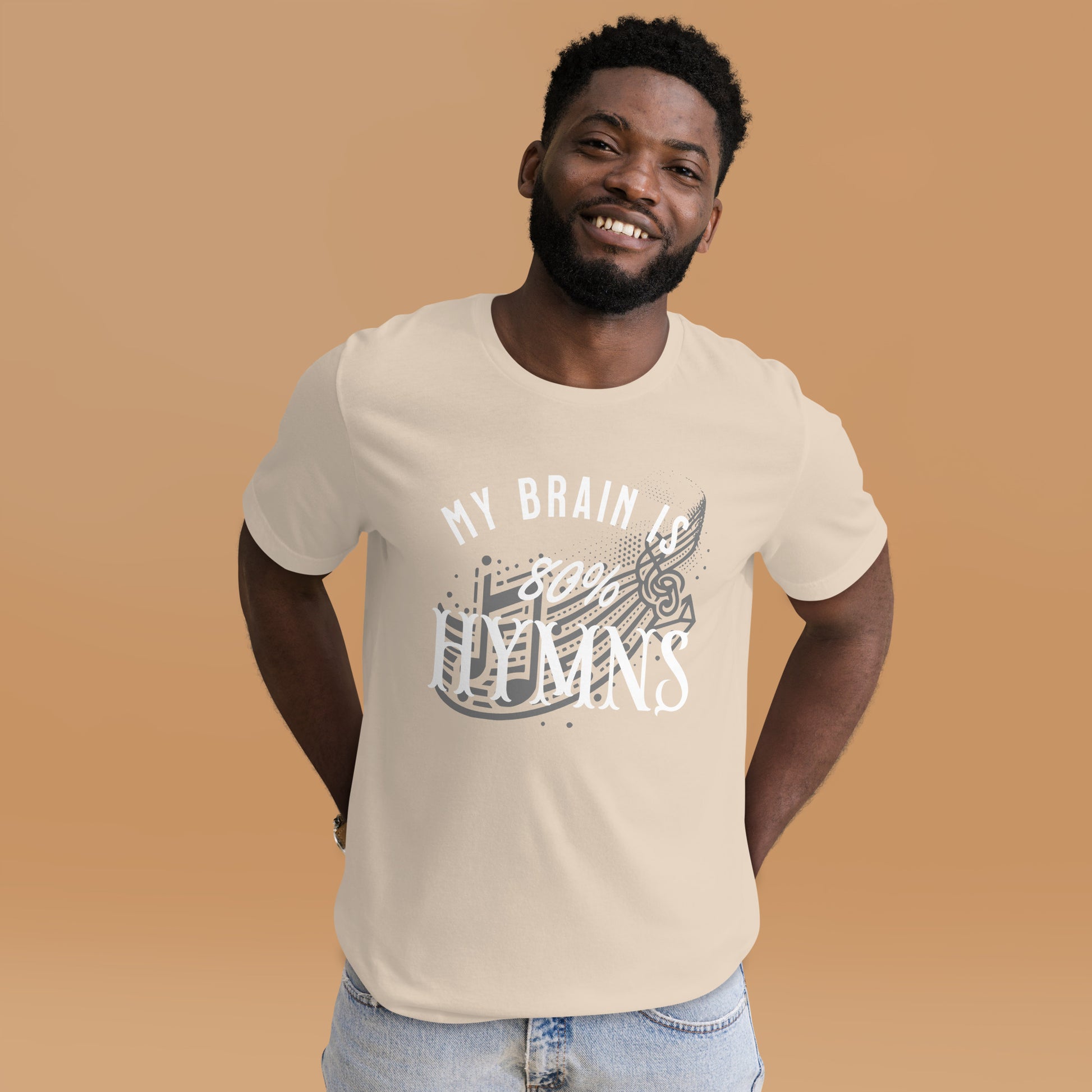 My Brain is 80% Hymns  Christian Bible Verse T-Shirt
