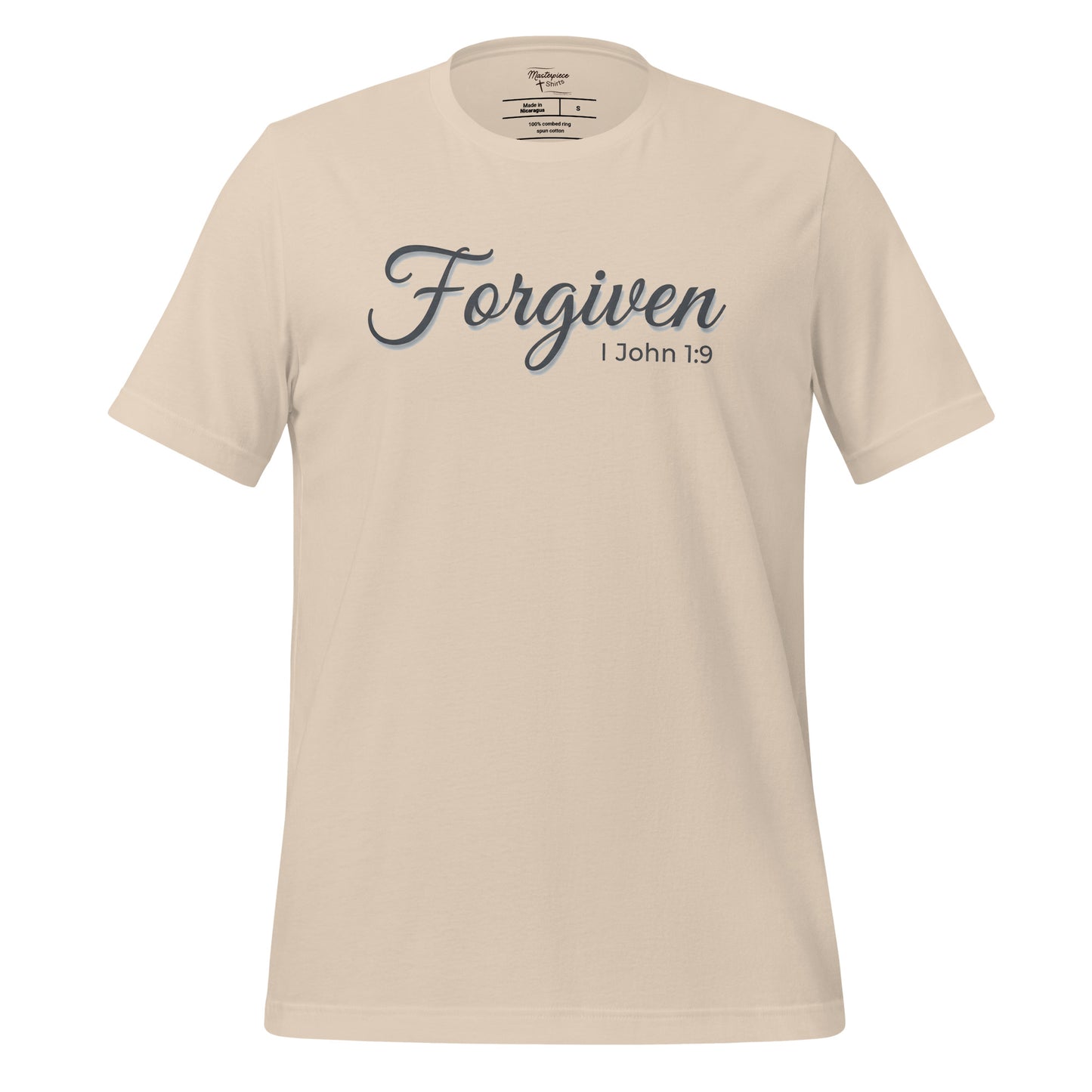 Forgiven Christian T-shirt 1 John 1:9