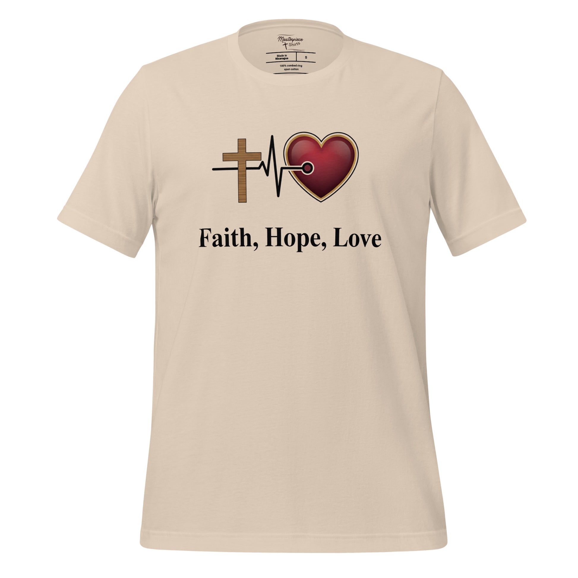 Faith Hope Love Christian T-shirt