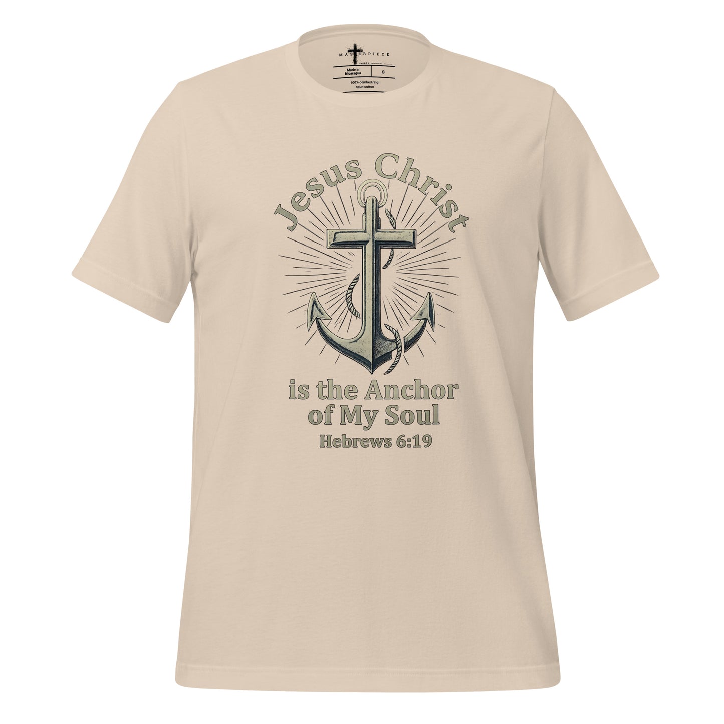  Jesus Christ is the Anchor of my soul Christian T-shirt  Hebrews 6:19
