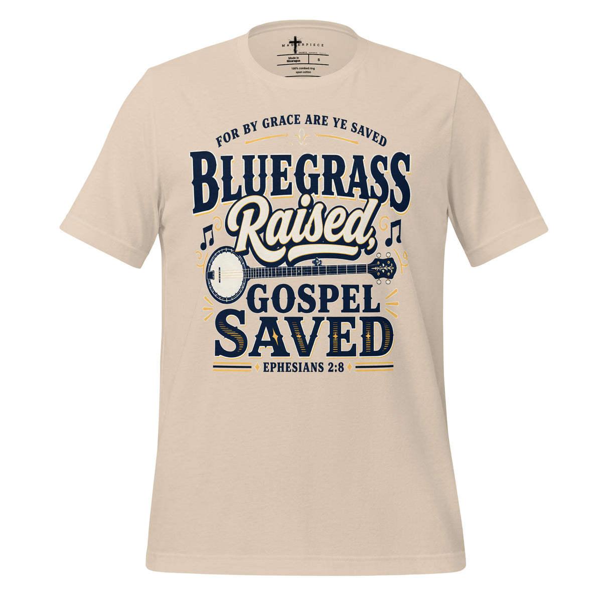 Bluegrass Raised Gospel Saved - MasterPiece Shirts