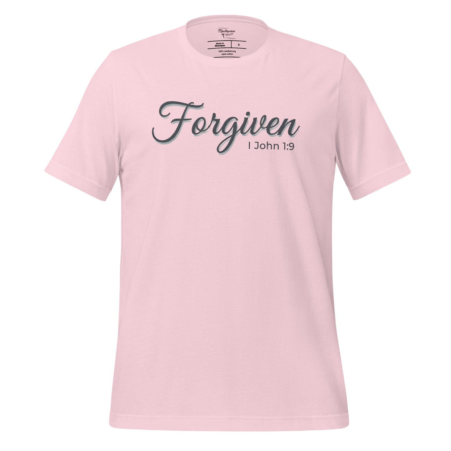Forgiven Christian T-shirt 1 John 1:9
