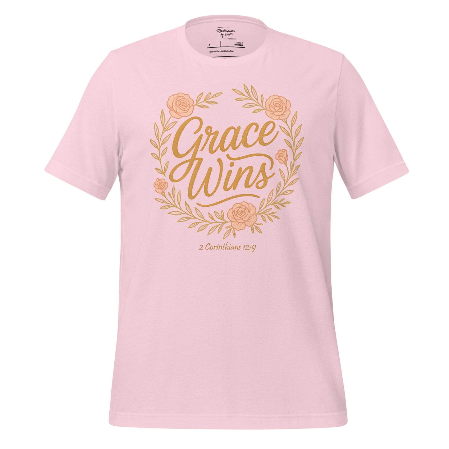  Grace Wins Christian  Ladies T-shirt  