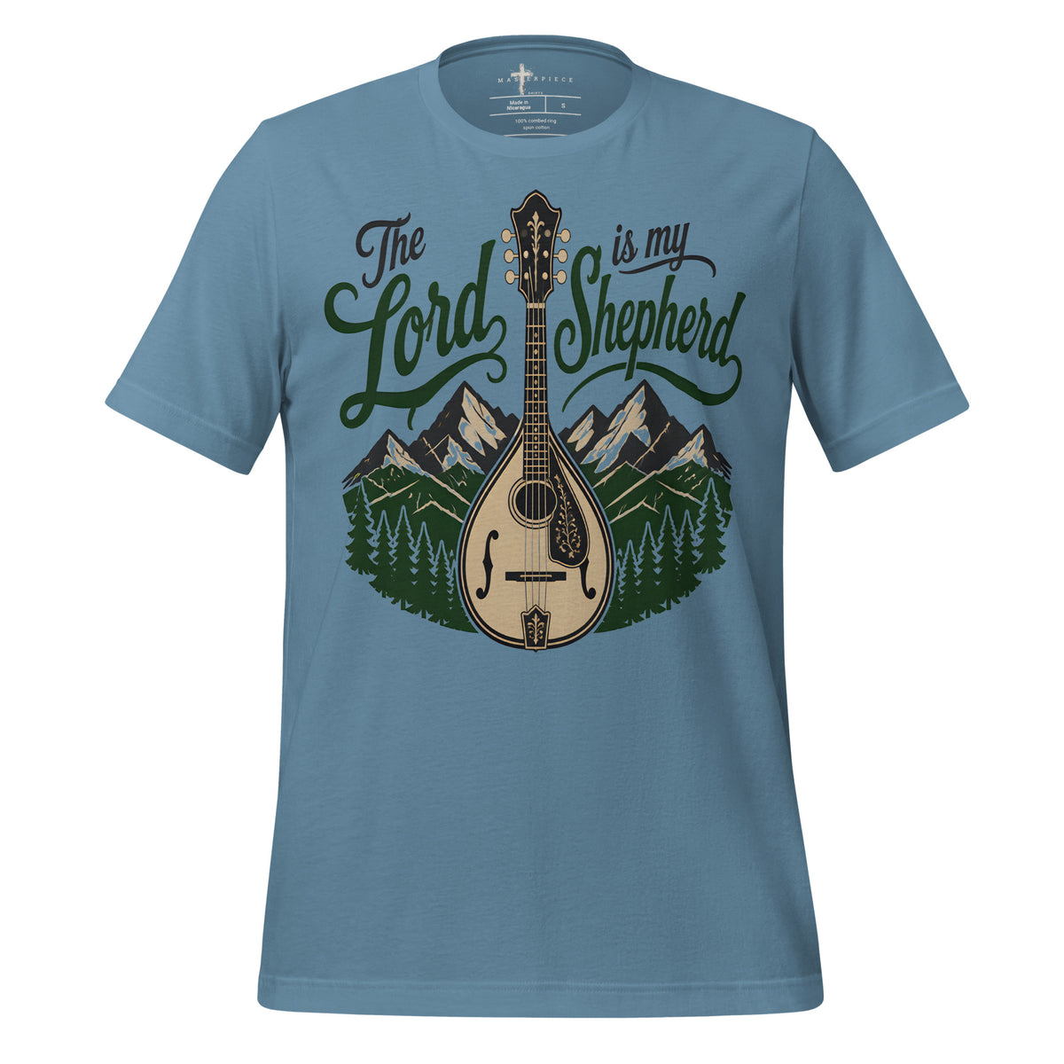 The Lord is My Shepard Mandolin - Blue - MasterPiece Shirts