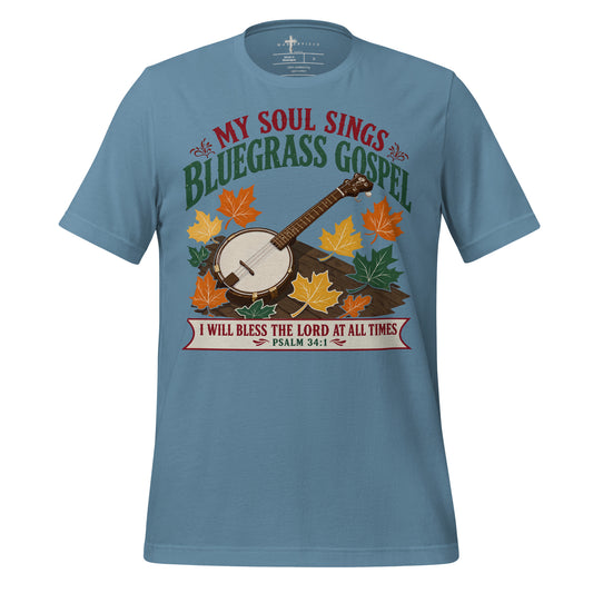 Soul Sings  Bluegrass Gospel - Blue - MasterPiece Shirts