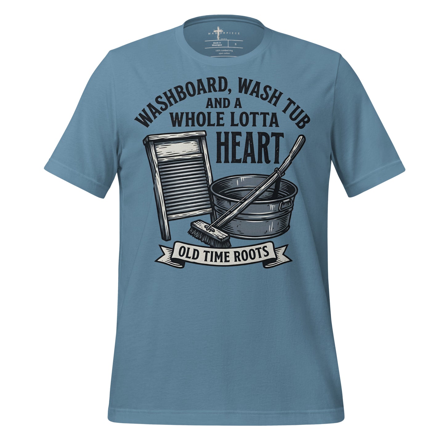 WashBoard Roots - Blue - MasterPiece Shirts