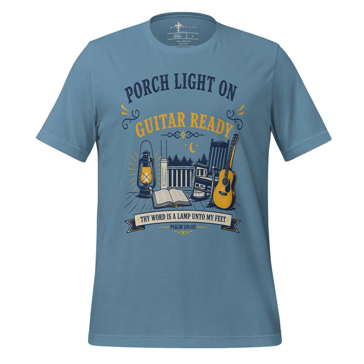 Porch Light Guitar - Blue - MasterPiece Shirts