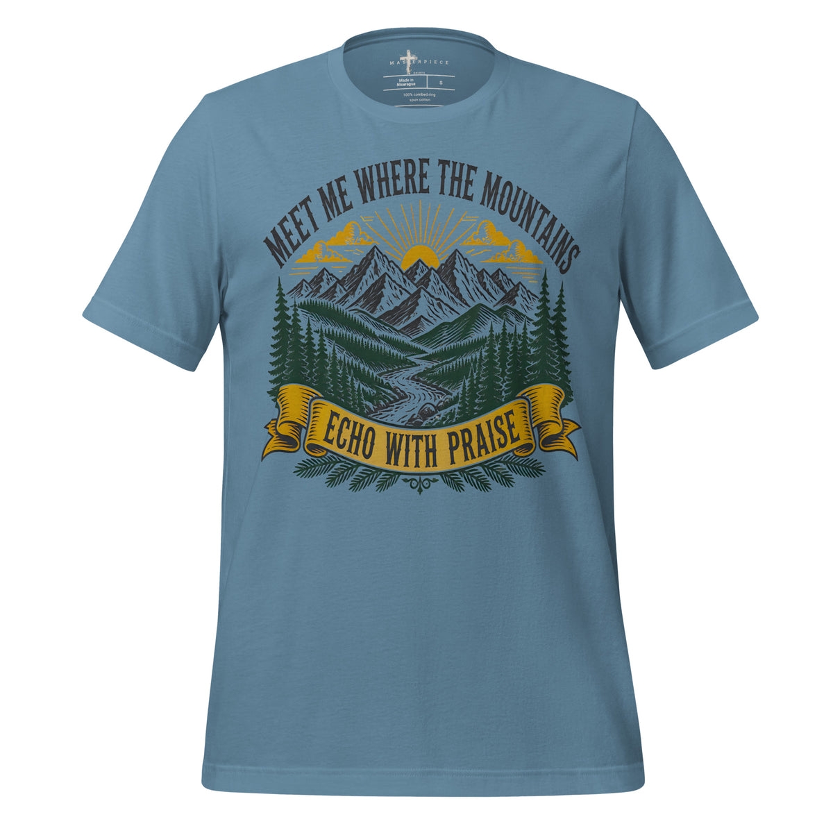 Meet Me in Mountains - Blue - MasterPiece Shirts