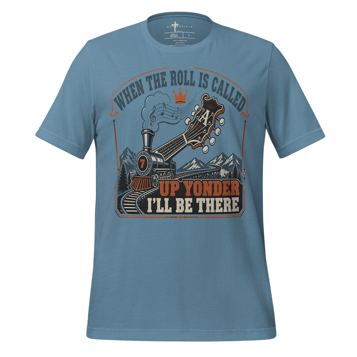 Roll is Called Train - Blue - MasterPiece Shirts