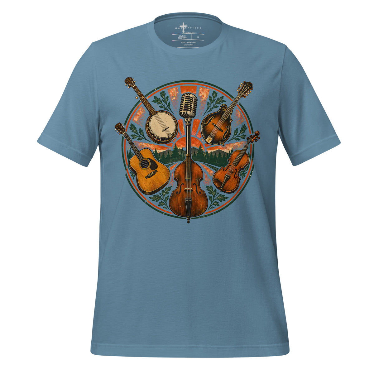 Stringed Sunrise - Blue - MasterPiece Shirts