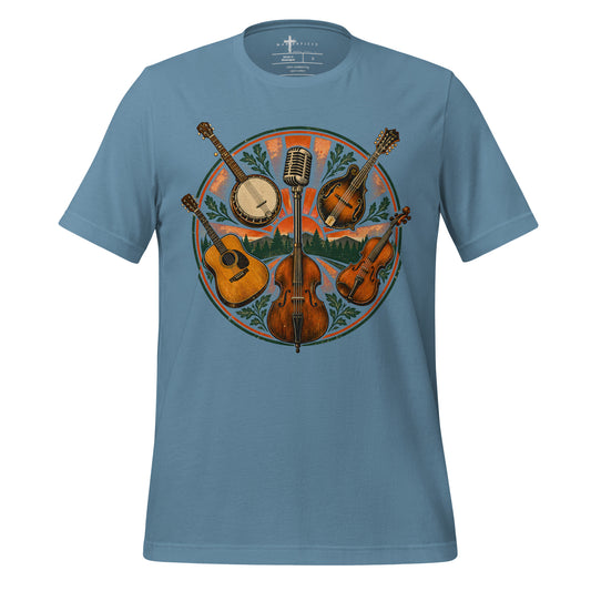 Stringed Sunrise - Blue - MasterPiece Shirts
