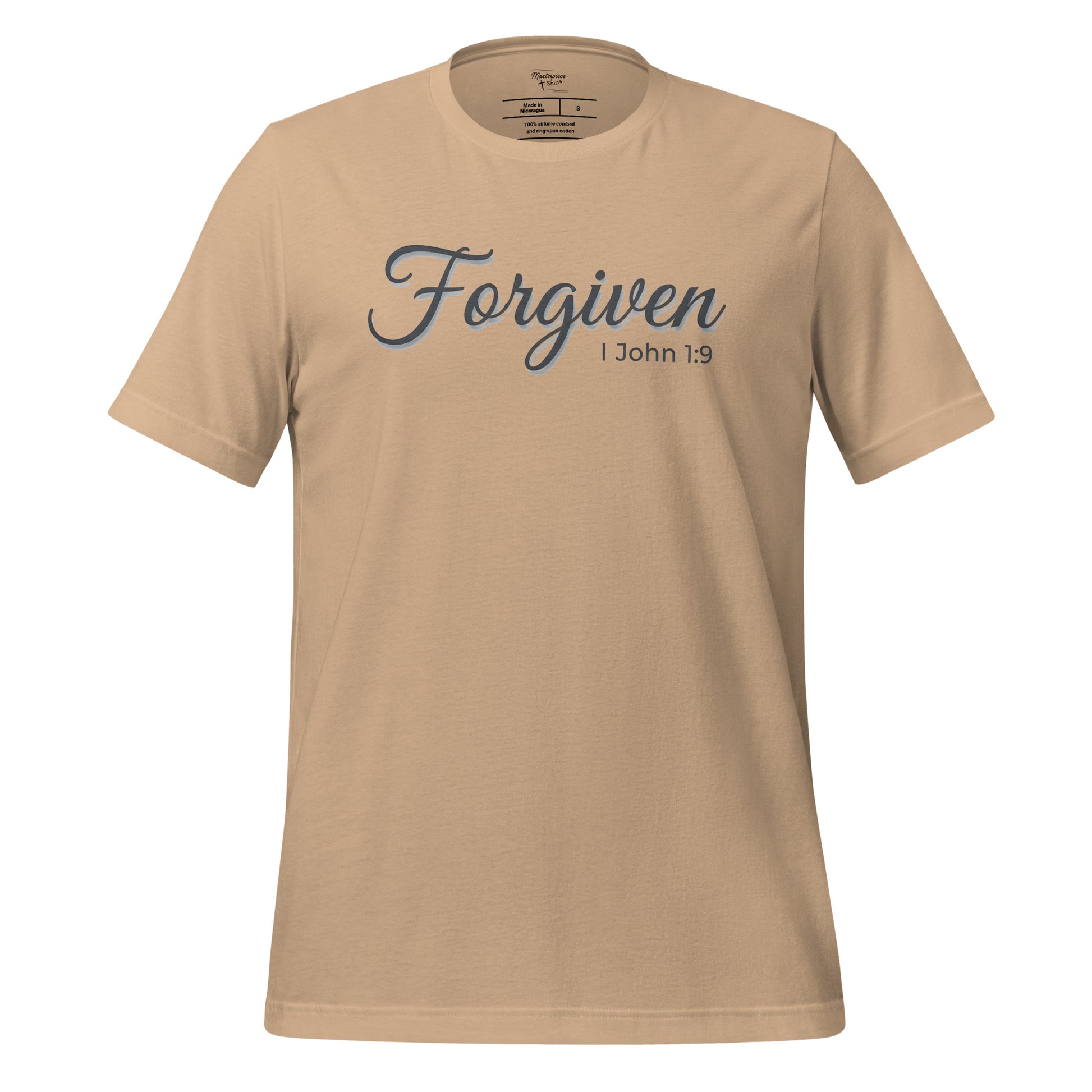 Forgiven Christian T-shirt 1 John 1:9