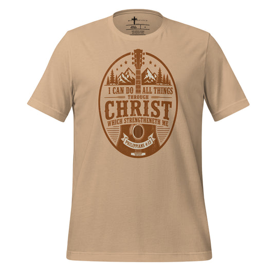 I can do all things through Christ Guitar - MasterPiece Shirts