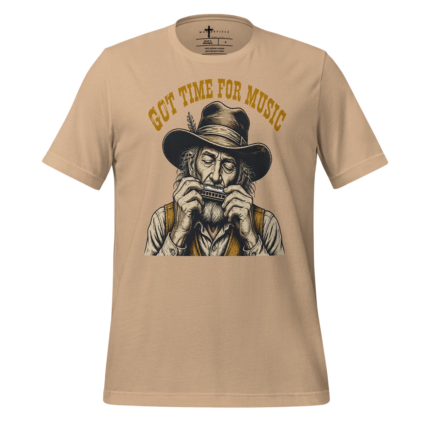 Got Time for Music Harmonica - MasterPiece Shirts