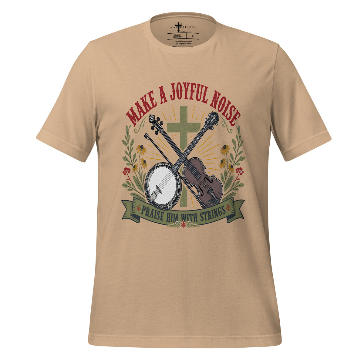 Joyful Noise Banjo Fiddle Violin - MasterPiece Shirts