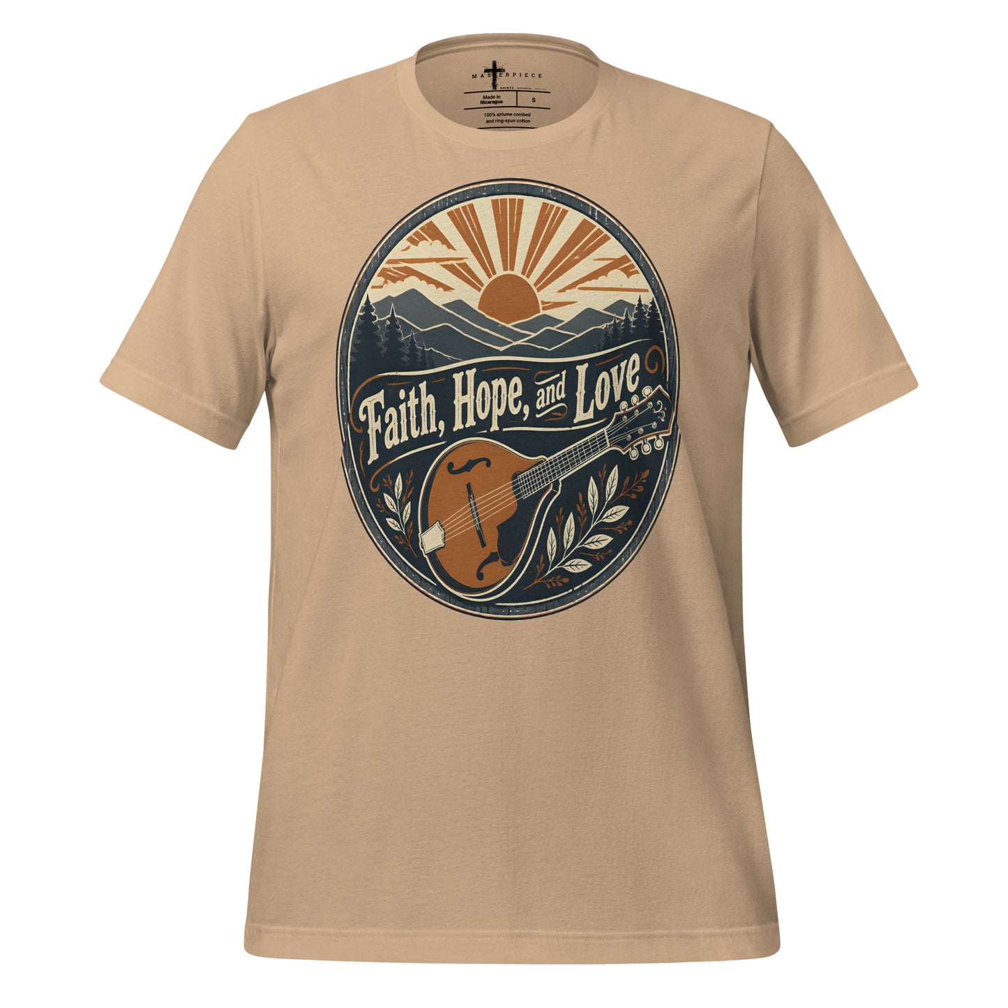 Faith Hope Love Mandolin - MasterPiece Shirts