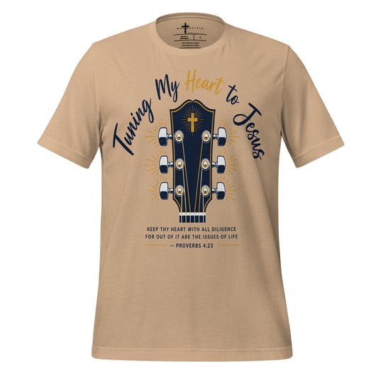 Tune my Heart Guitar Headstock - MasterPiece Shirts