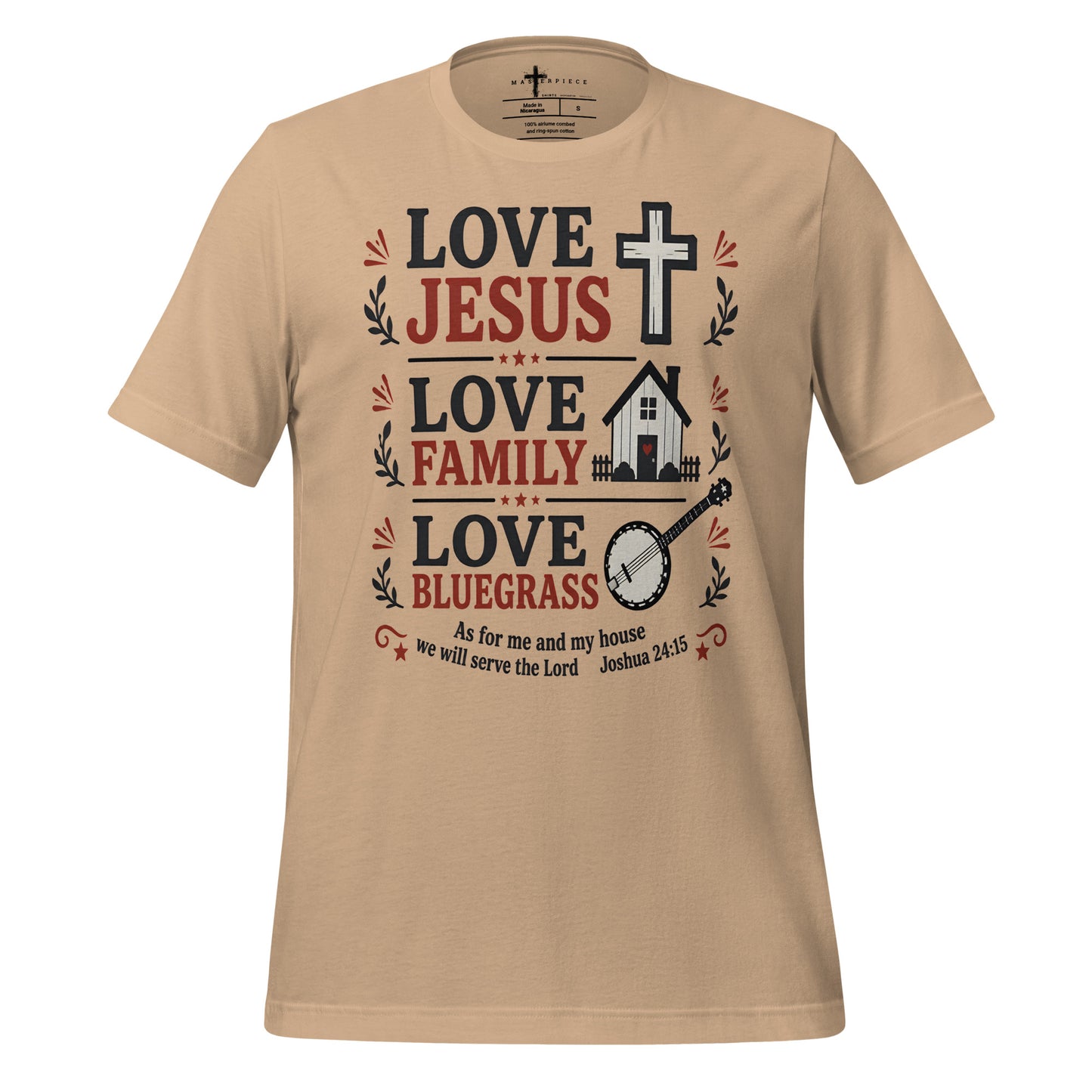 Love Jesus Love Bluegrass - MasterPiece Shirts