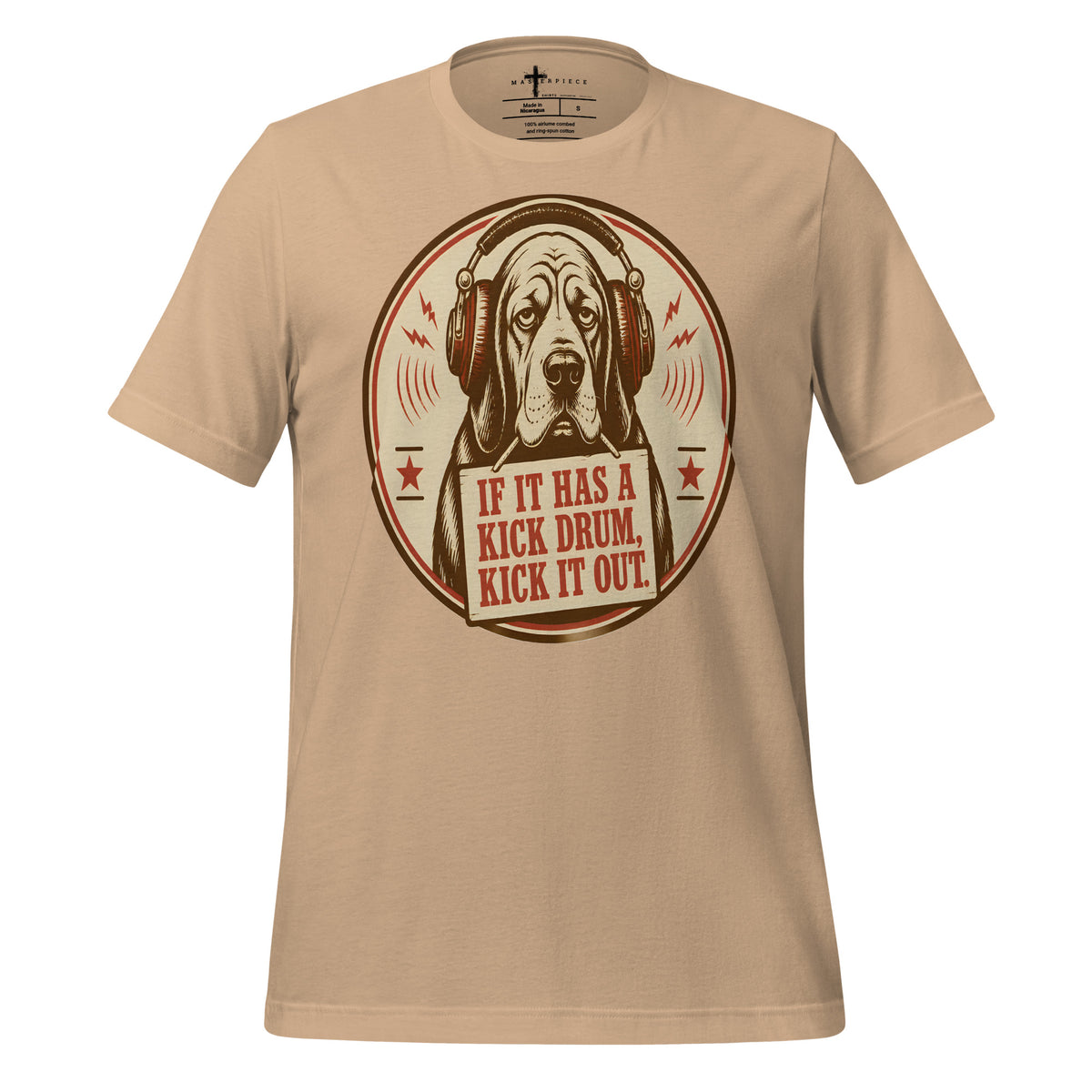 Dog Kicks the Drums Out - MasterPiece Shirts