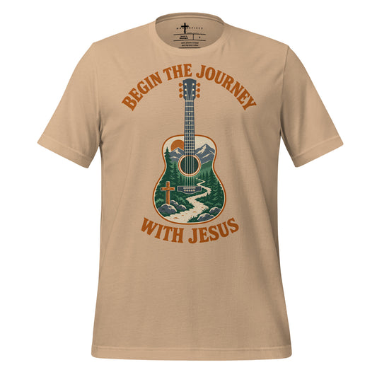 Begin with Jesus Guitar - MasterPiece Shirts