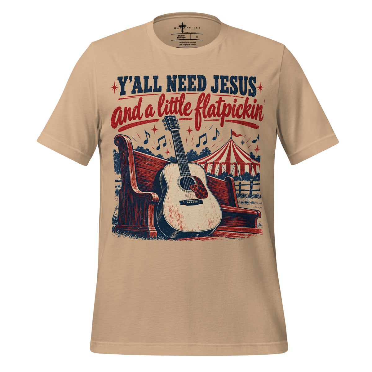 Y'all Need Jesus and Flatpickin - MasterPiece Shirts