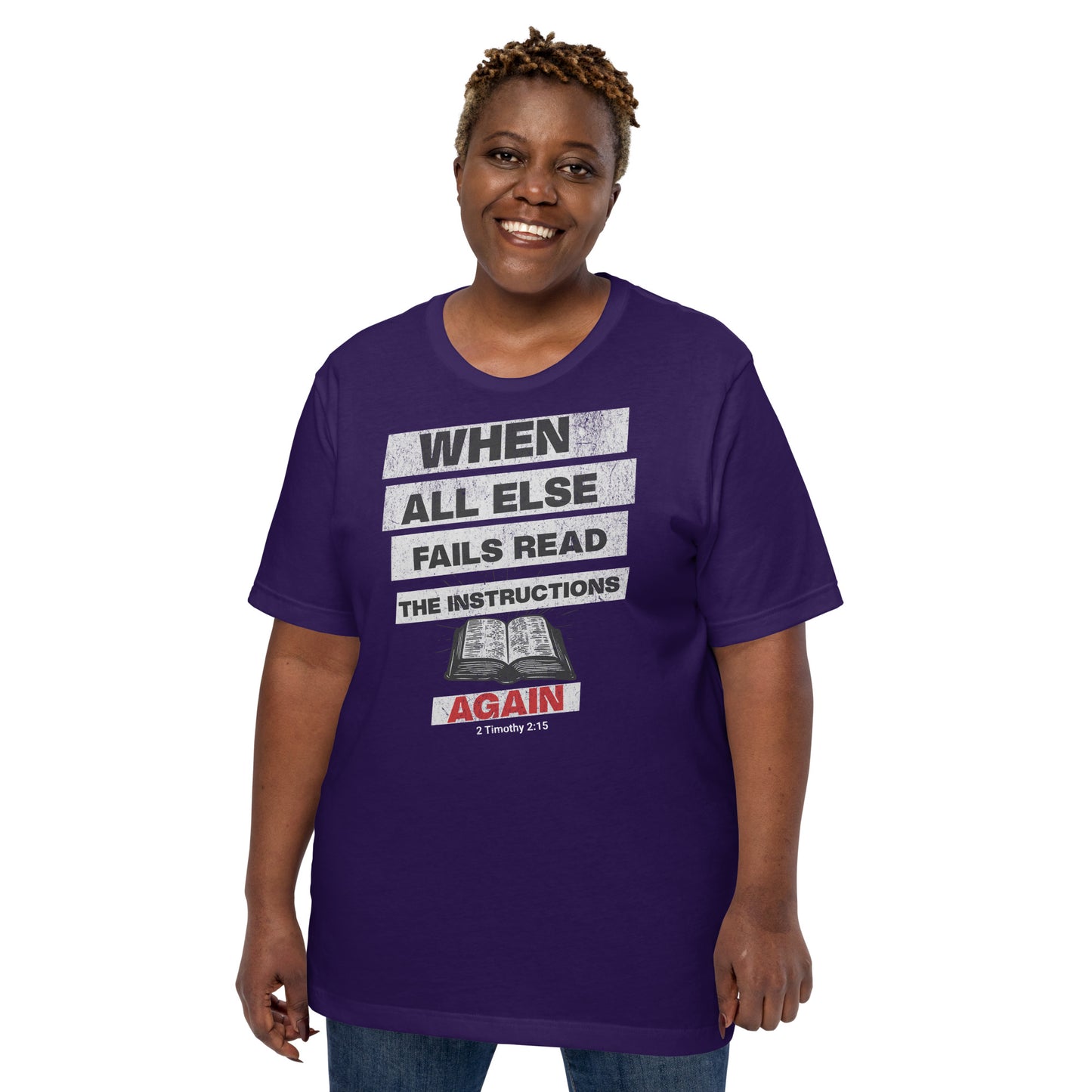 When All Else Fails  Christian Bible Verse T-Shirt