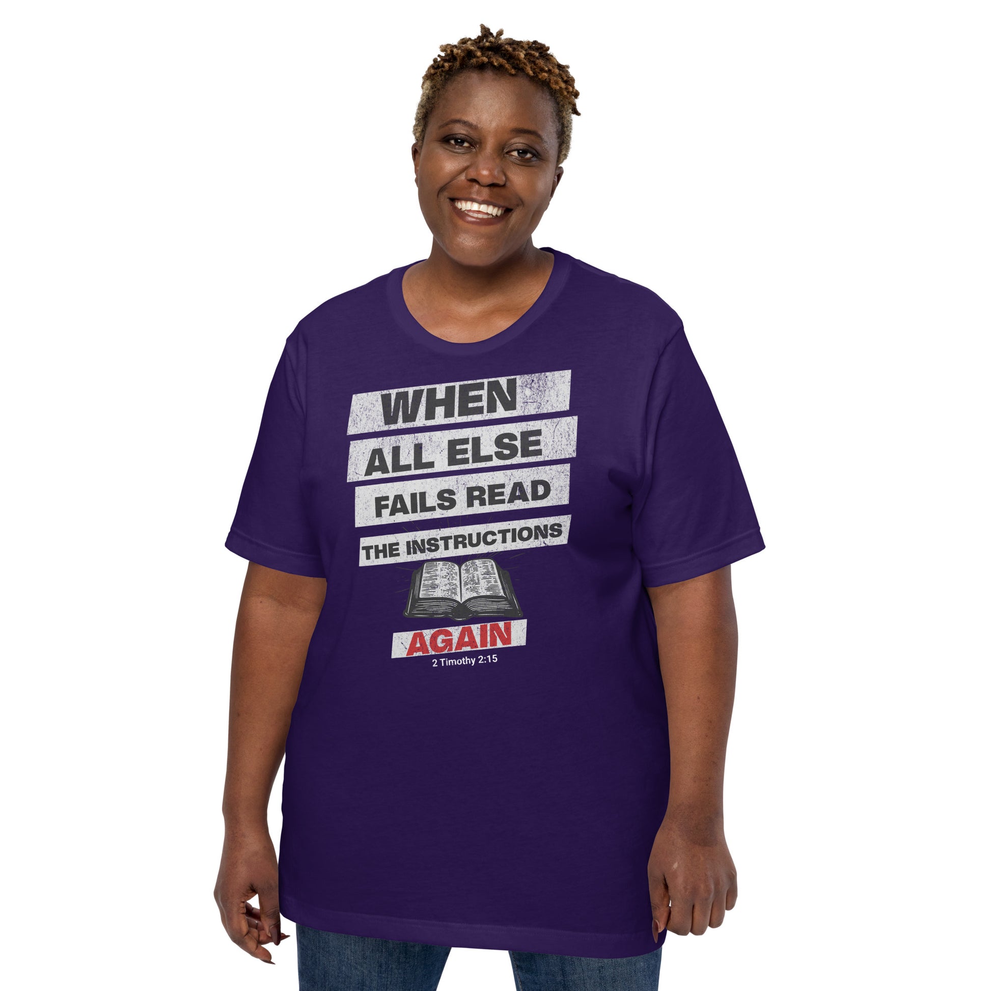 When All Else Fails  Christian Bible Verse T-Shirt