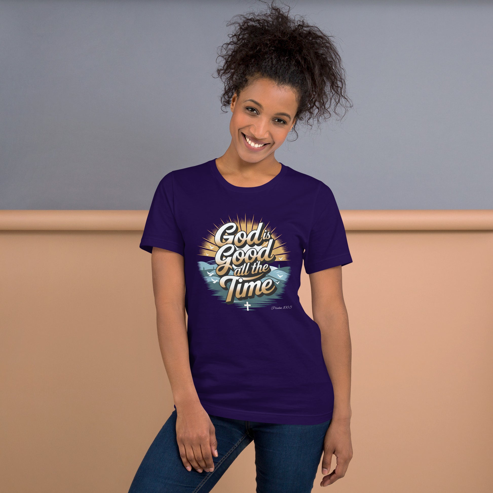 God is GOOD All The Time  Christian Bible Verse T-Shirt