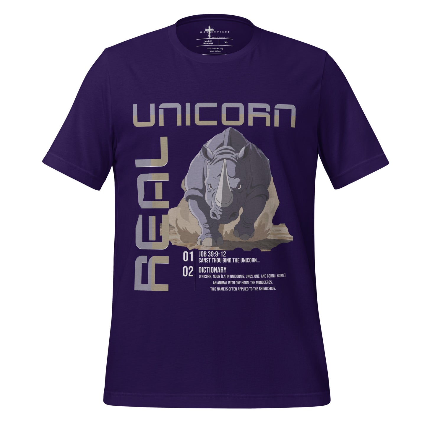 Real Unicorn  Christian Bible Verse T-Shirt