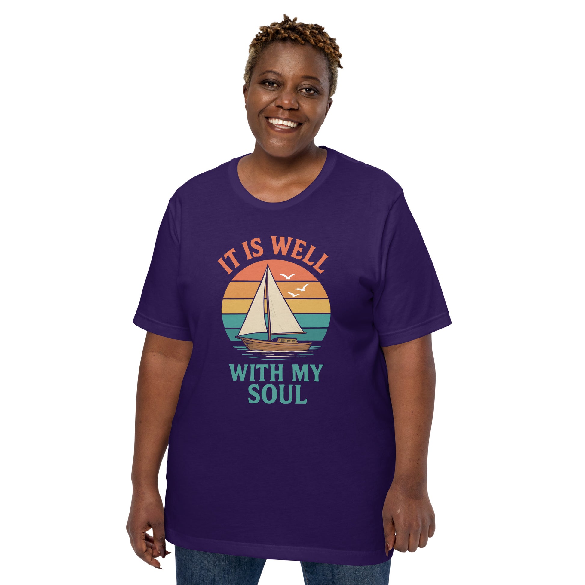 It Is Well With My Soul  Christian Bible Verse T-Shirt