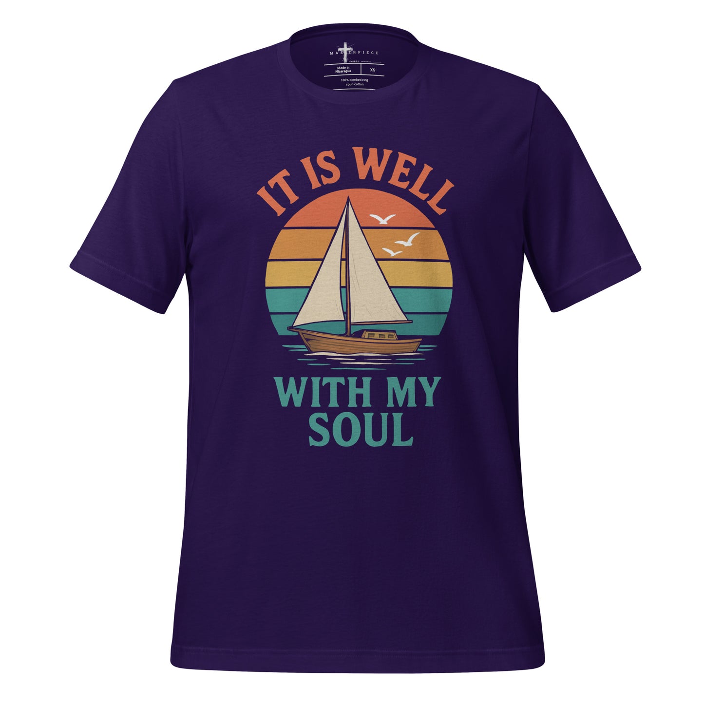 It Is Well With My Soul  Christian Bible Verse T-Shirt