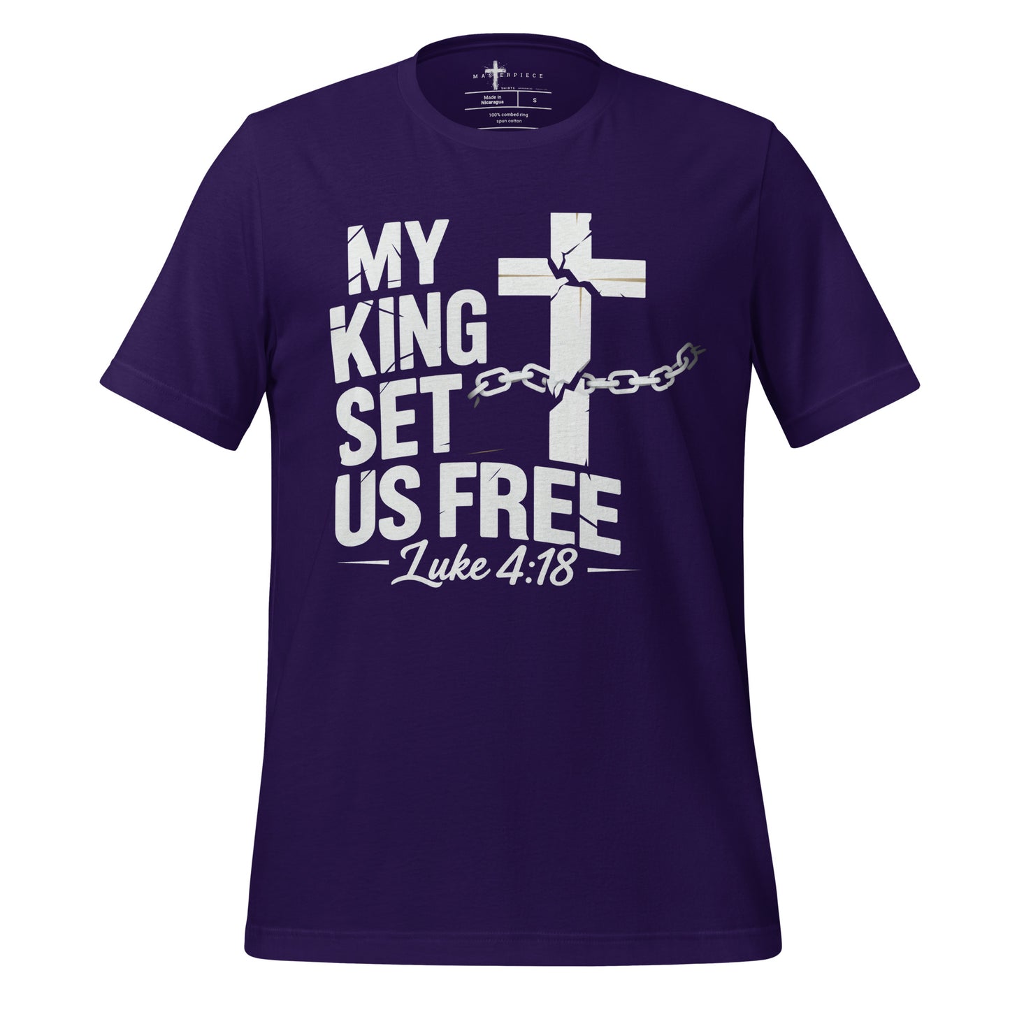 My King Set Us Free t-shirt