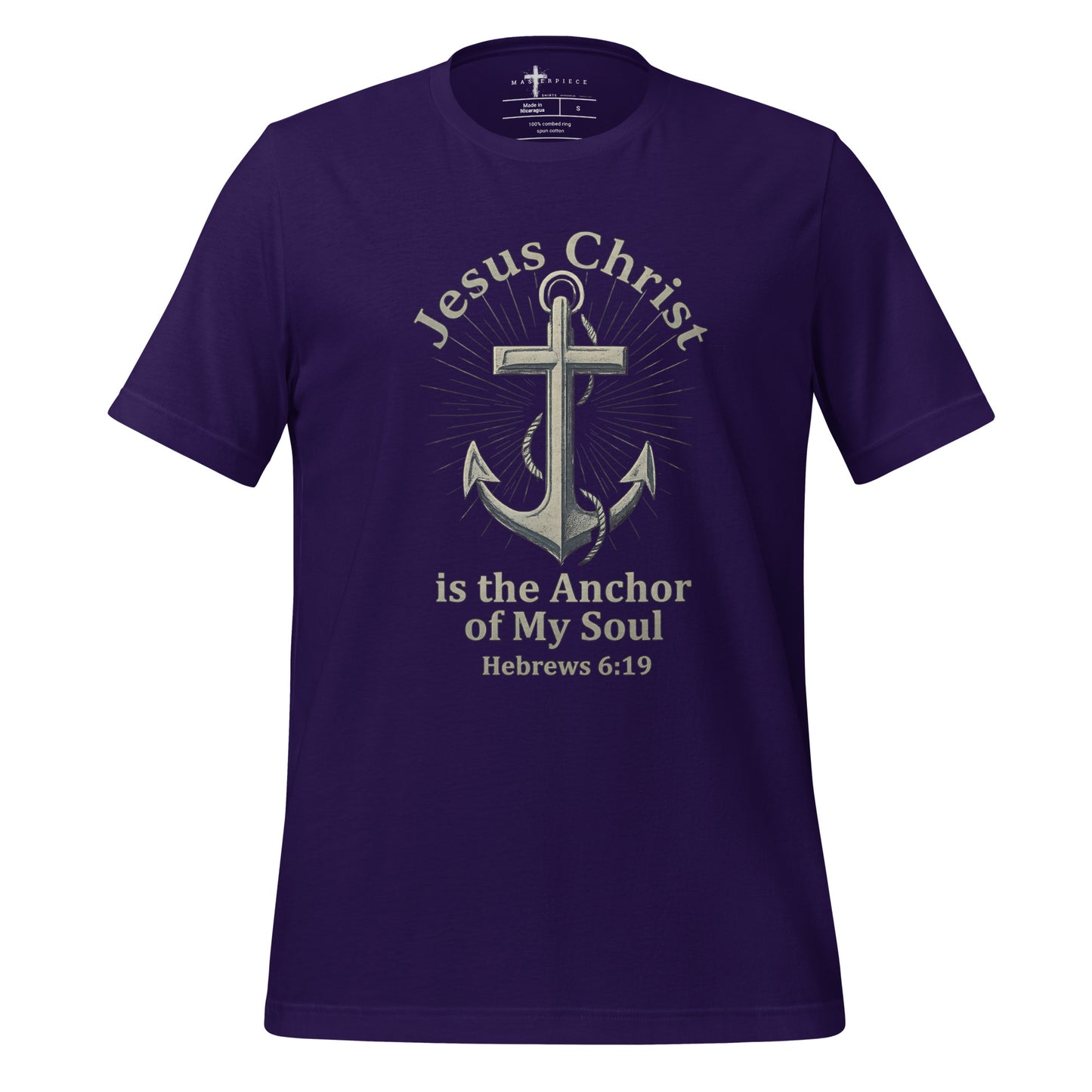  Jesus Christ is the Anchor of my soul Christian T-shirt  Hebrews 6:19